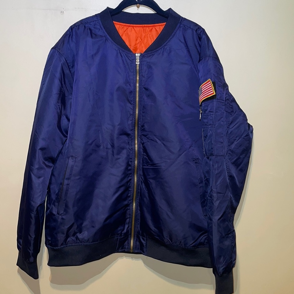 Bomber Jacket Blue NWOT